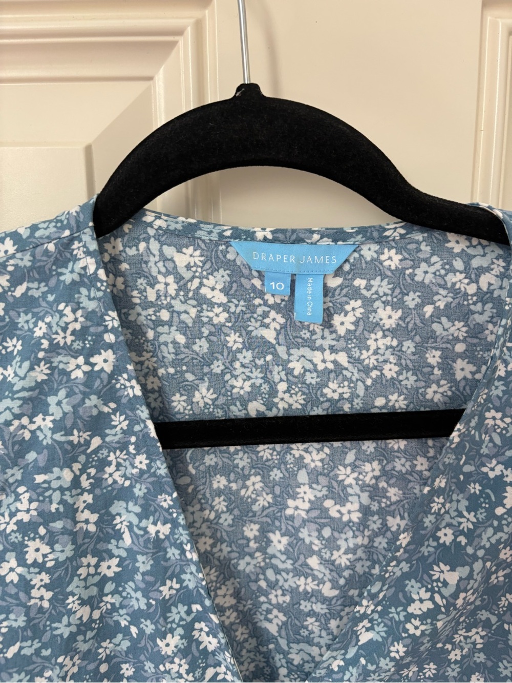 Draper James Reba Wrap Dress Size 10 - Picture 2 of 6